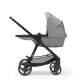 Kombinovaný kočárek 3v1 Newly Moonlight grey + Mink PRO Kinderkraft KSNEWL00GRY300I