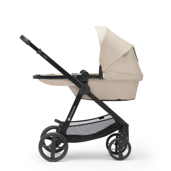 Kombinovaný kočárek 3v1 Newly Sand beige + Mink PRO Kinderkraft KSNEWL00BEG300I
