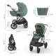 Kombinovaný kočárek 3v1 Prime 3 Dark Green Kinderkraft KSPRIM03GRE3000