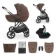 Kombinovaný kočárek 3v1 Prime 3 Velvet Mocca Kinderkraft KSPRIM03BRW3000