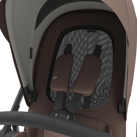 Kombinovaný kočárek 3v1 Prime 3 Velvet Mocca Kinderkraft KSPRIM03BRW3000