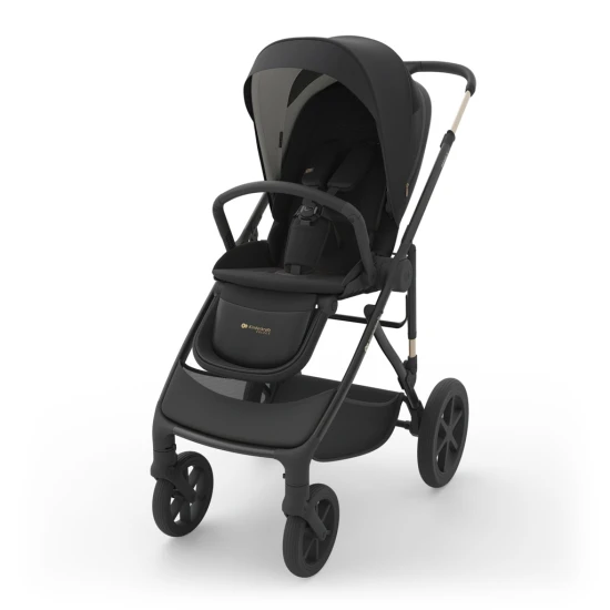 Kombinovaný kočárek 3v1 Prime 3 Venezian Black Kinderkraft KSPRIM03BLK3000