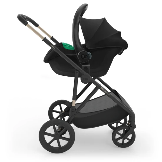 Kombinovaný kočárek 3v1 Prime 3 Venezian Black Kinderkraft KSPRIM03BLK3000