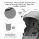 Kombinovaný kočárek 4v1 Newly Classic Grey + Mink PRO Kinderkraft KSNEWL00GRY400I
