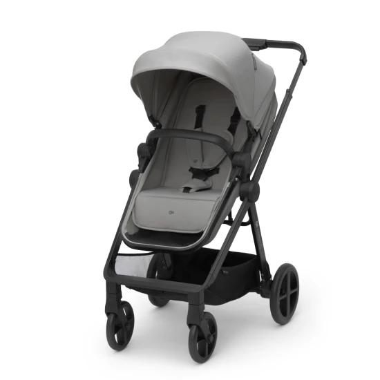 Kombinovaný kočárek 4v1 Newly Classic Grey + Mink PRO Kinderkraft KSNEWL00GRY400I