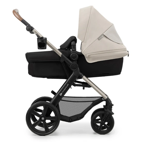 Kombinovaný kočárek Moov 2 3v1 Moonlight Grey penové kolesá Kinderkraft KSMOOV02GRYEV00