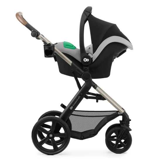 Kombinovaný kočárek Moov 2 3v1 Moonlight Grey penové kolesá Kinderkraft KSMOOV02GRYEV00