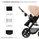 Kombinovaný kočárek Moov 2 3v1 Sand Beige penové kolesá Kinderkraft KSMOOV02BEGEV00