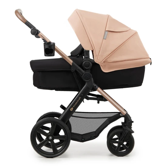 Kombinovaný kočárek Moov 2 3v1 Sand Beige penové kolesá Kinderkraft KSMOOV02BEGEV00