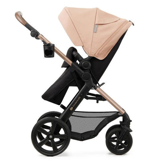 Kombinovaný kočárek Moov 2 3v1 Sand Beige penové kolesá Kinderkraft KSMOOV02BEGEV00