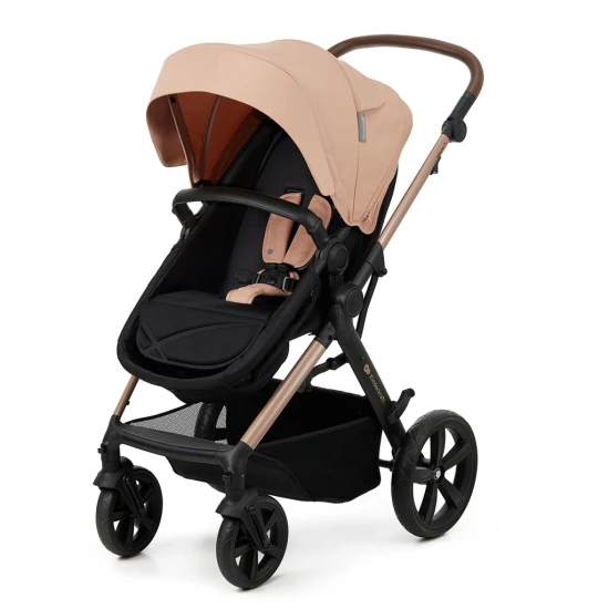 Kombinovaný kočárek Moov 2 3v1 Sand Beige penové kolesá Kinderkraft KSMOOV02BEGEV00