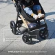 Kombinovaný kočárek Moov 2 3v1 Sand Beige penové kolesá Kinderkraft KSMOOV02BEGEV00