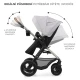 Kombinovaný kočárek Moov 2 Air 3v1 Moonlight Grey Kinderkraft KSMOOV02GRY0000