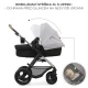 Kombinovaný kočárek Moov 2 Air 3v1 Moonlight Grey Kinderkraft KSMOOV02GRY0000