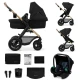 Kombinovaný kočárek Moov 2 Air 3v1 Pure Black Kinderkraft KSMOOV02BLK0000