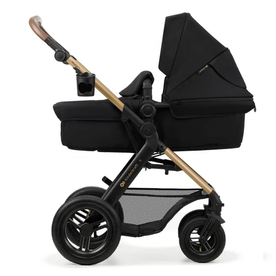 Kombinovaný kočárek Moov 2 Air 3v1 Pure Black Kinderkraft KSMOOV02BLK0000