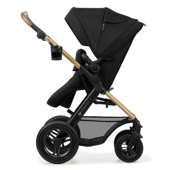 Kombinovaný kočárek Moov 2 Air 3v1 Pure Black Kinderkraft KSMOOV02BLK0000