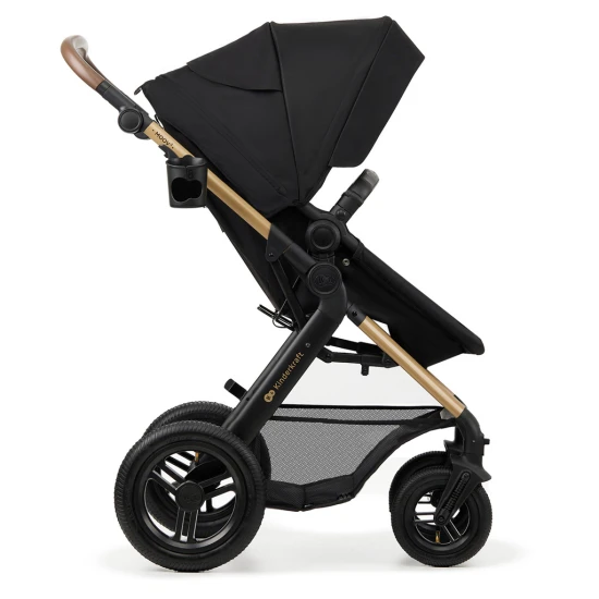 Kombinovaný kočárek Moov 2 Air 3v1 Pure Black Kinderkraft KSMOOV02BLK0000
