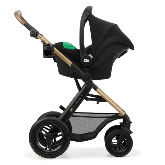 Kombinovaný kočárek Moov 2 Air 3v1 Pure Black Kinderkraft KSMOOV02BLK0000