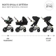 Kombinovaný kočárek Moov 2 Air 3v1 Pure Black Kinderkraft KSMOOV02BLK0000