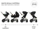 Kombinovaný kočárek Moov 2 Air 3v1 Pure Black Kinderkraft KSMOOV02BLK0000