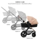 Kombinovaný kočárek Moov 2 Air 3v1 Sand Beige Kinderkraft KSMOOV02BEG0000
