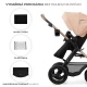 Kombinovaný kočárek Moov 2 Air 3v1 Sand Beige Kinderkraft KSMOOV02BEG0000