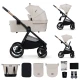 Kombinovaný kočárek Nea 2 2v1 Beige Kinderkraft KSNEA002BEG2000