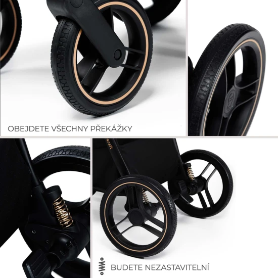 Kombinovaný kočárek Nea 2 2v1 Beige Kinderkraft KSNEA002BEG2000