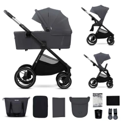 Kombinovaný kočárek Nea 2 2v1 Dark Grey