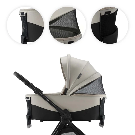 Kombinovaný kočárek Vesto 2 3v1 Beige Kinderkraft KSVEST02BEG3000