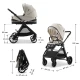 Kombinovaný kočárek Vesto 2 3v1 Beige Kinderkraft KSVEST02BEG3000