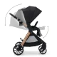 Kombinovaný kočárek Vesto 2 3v1 Black Kinderkraft KSVEST02BLK3000