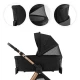 Kombinovaný kočárek Vesto 2 3v1 Black Kinderkraft KSVEST02BLK3000