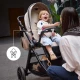 Kombinovaný kočárek Vesto 2 3v1 Black Kinderkraft KSVEST02BLK3000