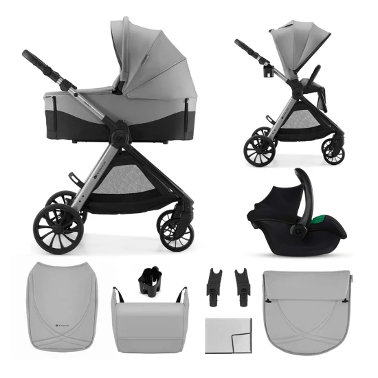 Kombinovaný kočárek Vesto 2 3v1 Grey Kinderkraft KSVEST02GRY3000