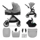 Kombinovaný kočárek Vesto 2 3v1 Grey Kinderkraft KSVEST02GRY3000