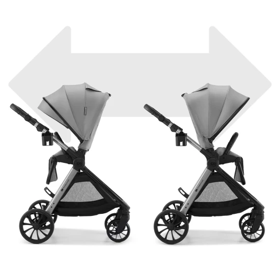 Kombinovaný kočárek Vesto 2 3v1 Grey Kinderkraft KSVEST02GRY3000