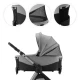 Kombinovaný kočárek Vesto 2 3v1 Grey Kinderkraft KSVEST02GRY3000