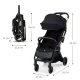 Sportovní kočárek Apino Raven black Kinderkraft KSAPIN00BLK0000