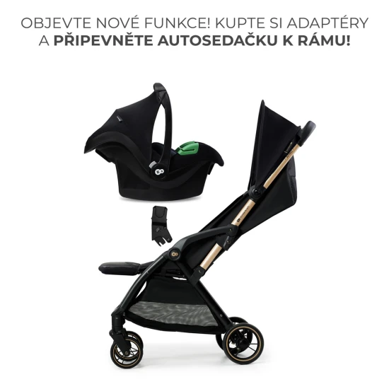 Sportovní kočárek Apino Raven black Kinderkraft KSAPIN00BLK0000