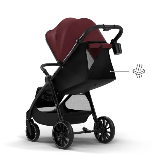 Sportovní kočárek Grande 2 Dark Ruby Kinderkraft KSGRAN02BRG0000