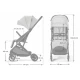 Sportovní kočárek Indy 3 Urban Grey Kinderkraft KSINDY03GRY0000