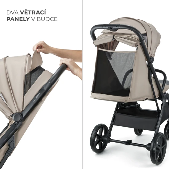 Sportovní kočárek Loom Beige Sportovní kočárek Loom Beige Kinderkraft KSLOOM00BEG0000