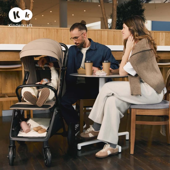 Sportovní kočárek Loom Black Kinderkraft KSLOOM00BLK0000