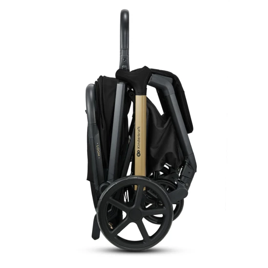 Sportovní kočárek Loom Black Kinderkraft KSLOOM00BLK0000