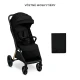 Sportovní kočárek Loom Black Kinderkraft KSLOOM00BLK0000