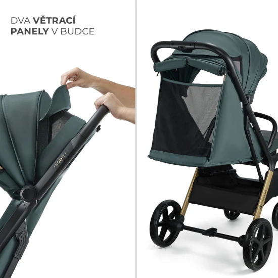 Sportovní kočárek Loom Green Kinderkraft KSLOOM00GRE0000