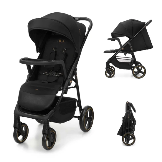 Sportovní kočárek Trig 3 Tray Onyx Black Kinderkraft KSTRIG03BLK000T