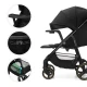 Sportovní kočárek Trig 3 Tray Onyx Black Kinderkraft KSTRIG03BLK000T